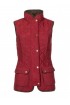 Gilet matelassé femme - Rouge framboise