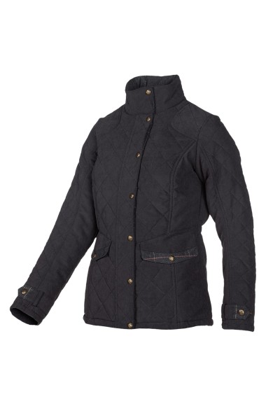 Veste matelassée Halifax - bleu marine et tweed