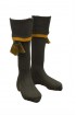 Chaussettes vertes pour knickers avec garters - Homme