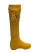 Chaussettes moutarde + garters - Homme