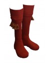 Chaussettes rouges + garters - Homme