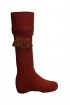 Chaussettes rouges + garters - Homme
