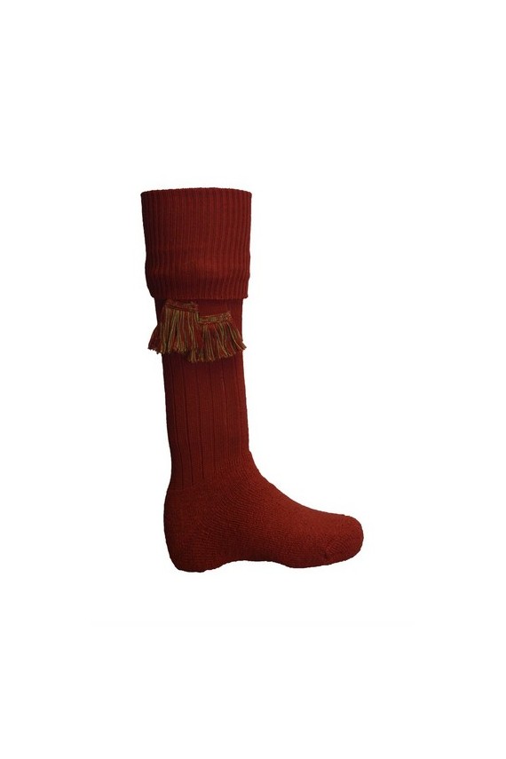 Chaussettes rouges + garters - Homme