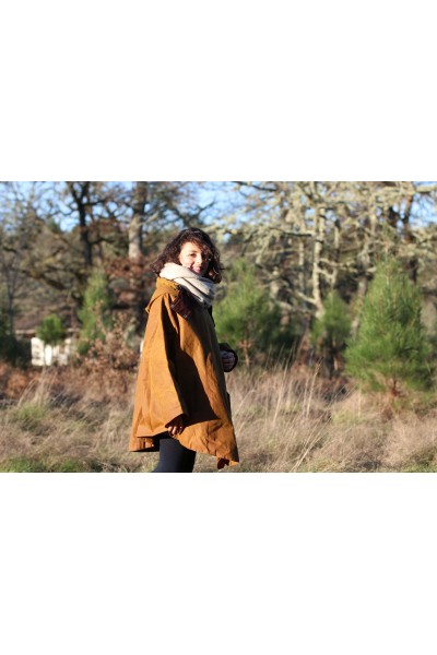Cape huilée Hooded - Gold