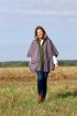 Cape Laveline CITY réversible - Tweed Loden antic