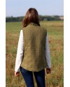 Gilet tweed clair