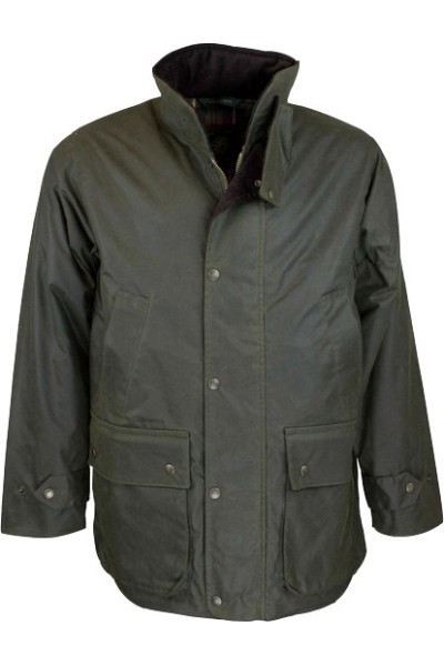 Manteau huilé Kingsbridge homme verte