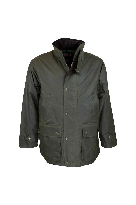 Manteau huilé Kingsbridge homme verte