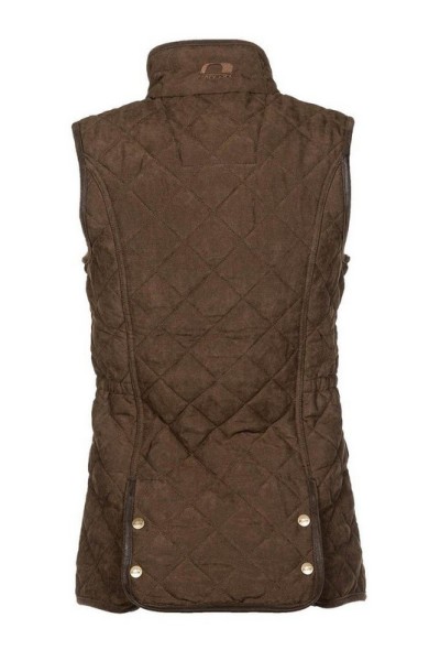 Gilet matelassé femme - Chocolat