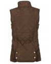 Gilet matelassé femme - Chocolat