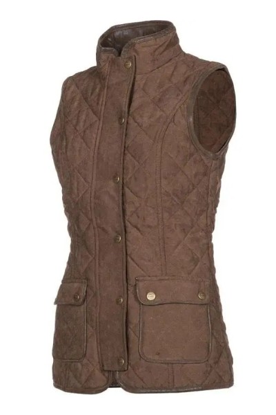 Gilet matelassé femme - Chocolat