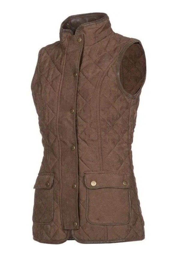 gilet femme chocolat