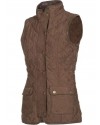 Gilet matelassé femme - Chocolat