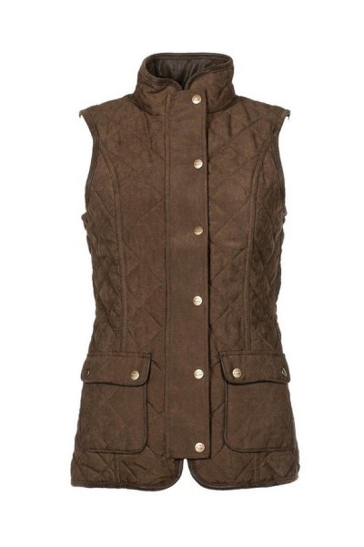 Gilet matelassé femme - Chocolat