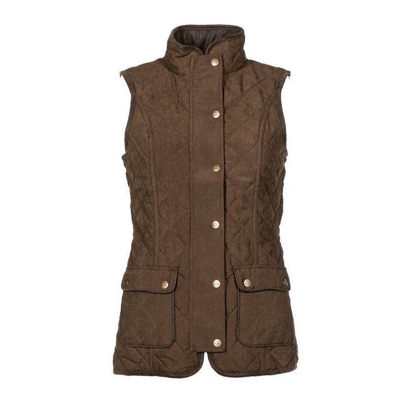 gilet chocolat femme