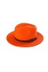 Chapeau en feutre de laine Orange