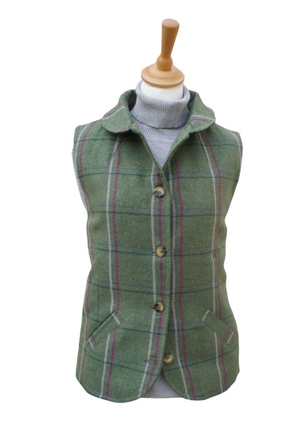 Gilet tweed Ashby - femme