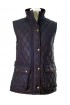 Gilet matelassé femme bleu marine déperlant