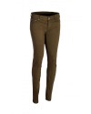 Pantalon femme droit vert sapin