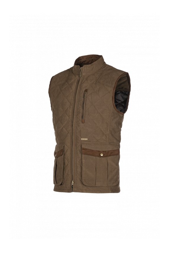 Gilet matelassé homme chocolat