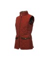 Gilet matelassé femme - Rouge brique