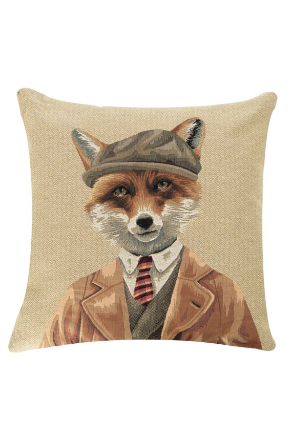 Coussin renard à casquette