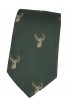 Cravate verte cerf