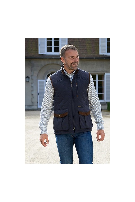 Gilet matelassé homme Bleu Marine