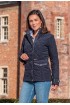 Veste matelassée Halifax - bleu marine et tweed