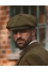 Casquette Bakerboy tweed foncé Homme et Femme