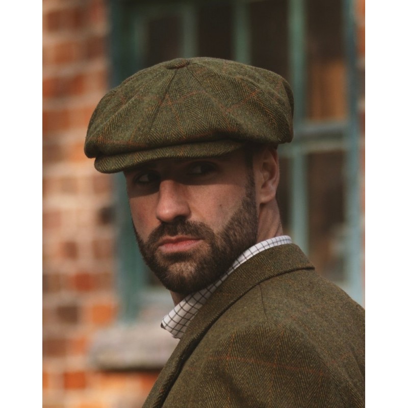 Casquette tweed foncé Homme et Femme - Cross and Country