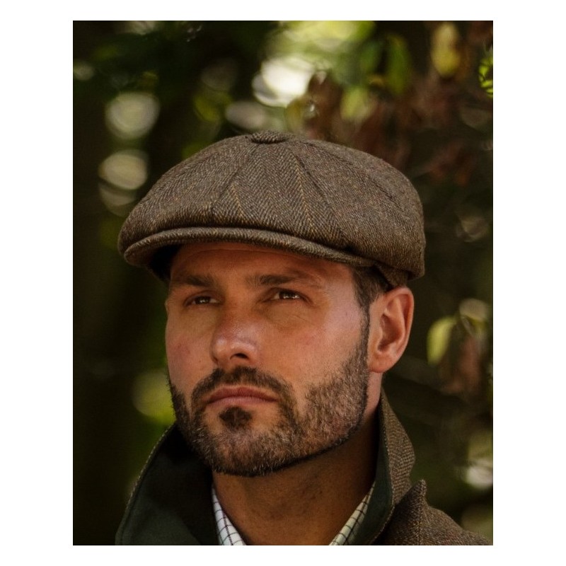 Casquette tweed foncé Homme et Femme - Cross and Country