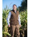 Gilet matelassé homme chocolat