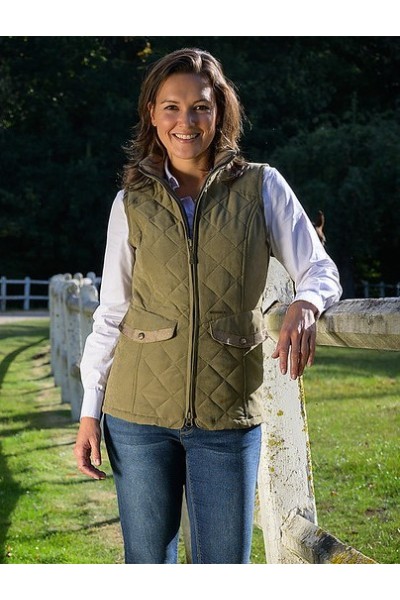 Gilet tweed sans manche femme - Cross and Country