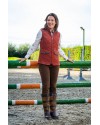 Gilet matelassé femme - Rouge brique