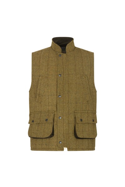 Gilet en tweed clair homme