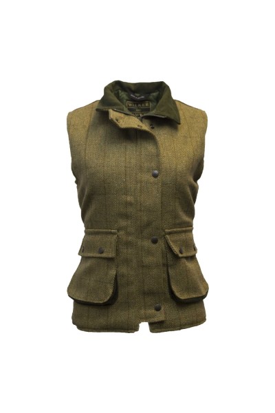 Gilet tweed clair femme