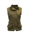 Gilet tweed clair femme