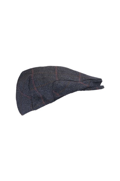 Casquette enfant - Tweed bleu