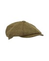 Casquette Bakerboy tweed clair Homme et Femme