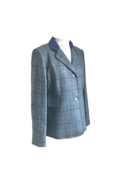 Veste blazer tweed femme Donna Teal Earth