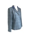 Veste blazer tweed femme Donna Teal Earth