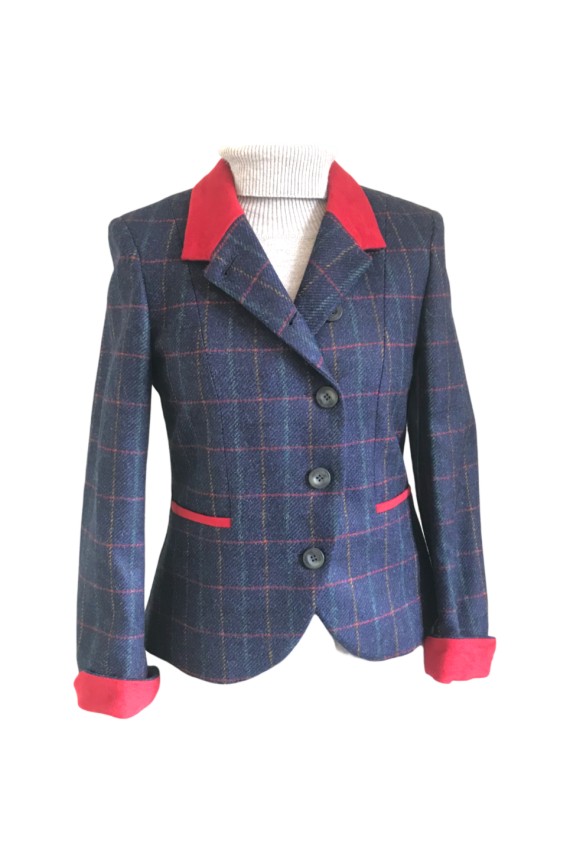 Veste blazer tweed femme Sasha