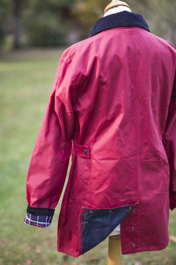 Manteau huil?� femme - Rouge - Cross and Country