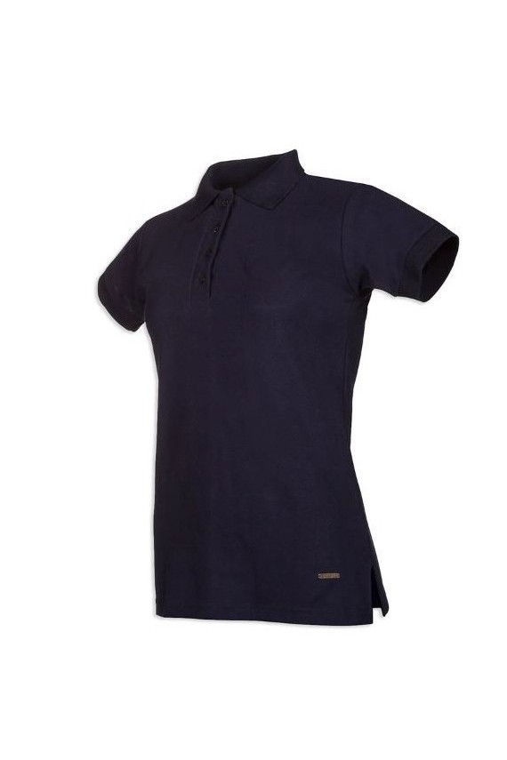 Polo femme bleu marine