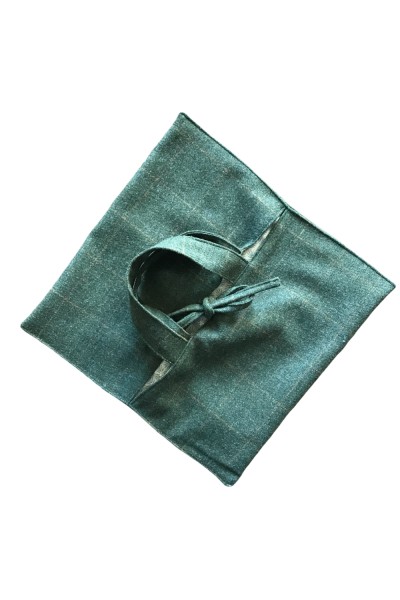 Sac à tarte en tweed vert –...