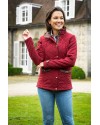 Veste matelassée Halifax femme – Bordeaux & Tweed | Élégance fonctionnelle
