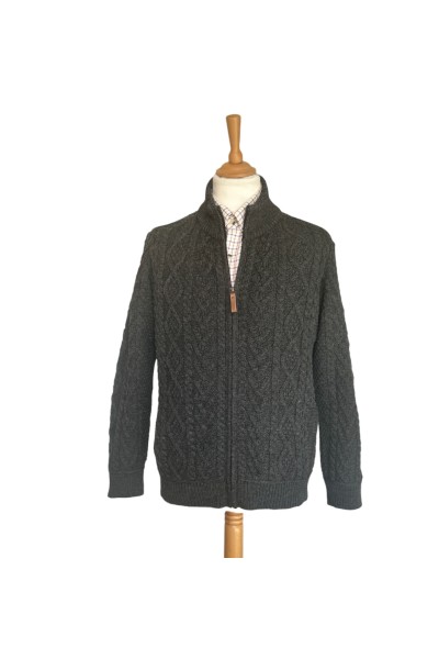 Gilet zippé laine homme –...