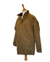 Manteau homme en toile imperméable beige | Fabriqué en Irlande – coupe classique & respirante