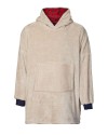 Sweat à capuche flanelle irlandaise homme| 100 % coton flanelle + polaire